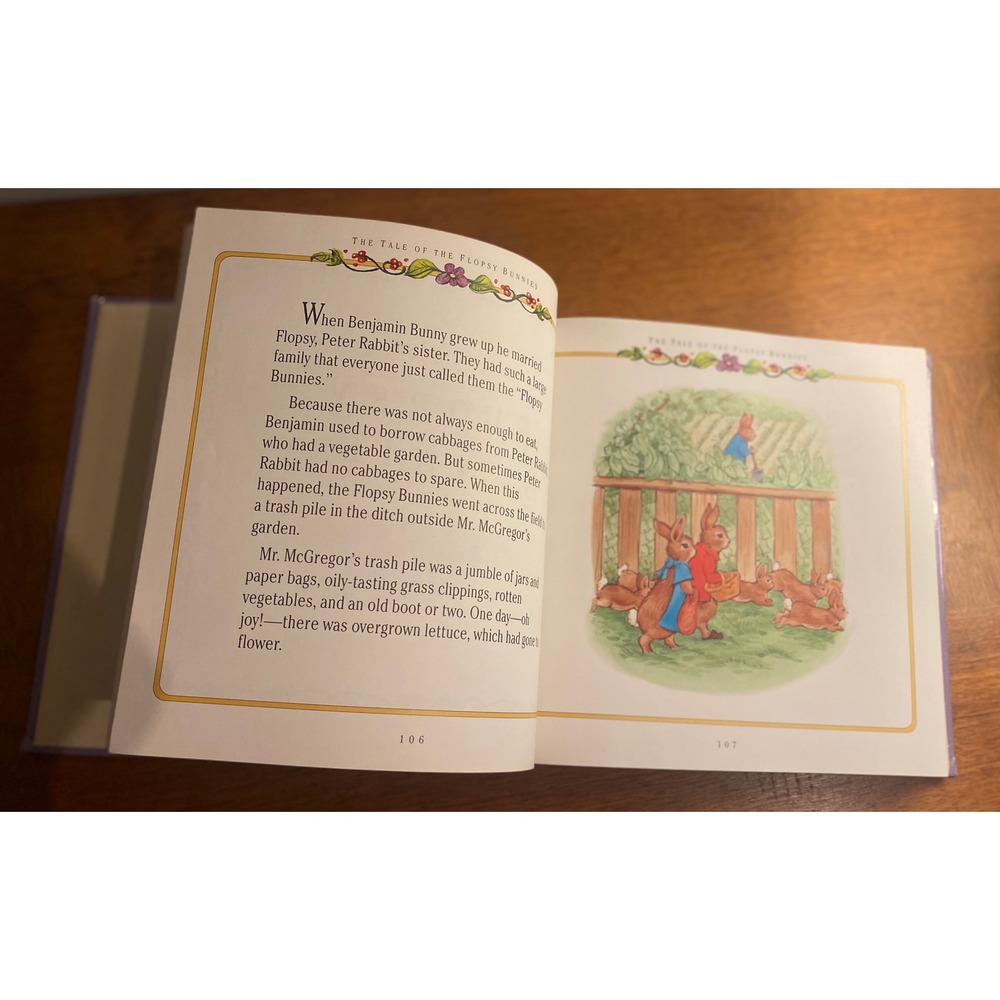 Beatrix Potter Treasury of Stories Kids OS Purple Excellent Classic Illustrated - Picture 4 of 9